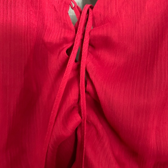 Express red high/low dress NWT - Picture 3 of 5